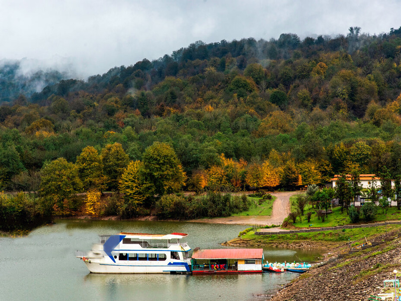 کشتی سواری در سد برنجستانک