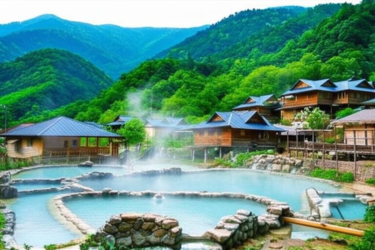 روستای لاویج و آبگرم لاویج