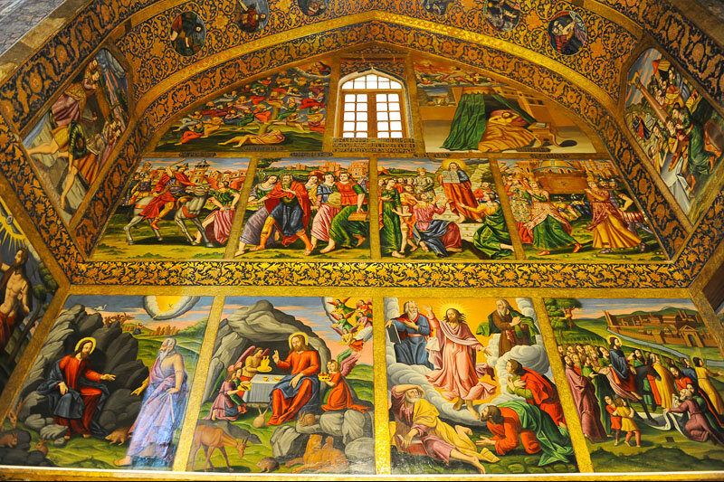 نقاشی کلیسای سنت استپانوس جلفا 