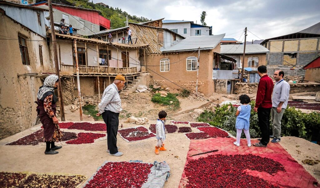 روستای زغال اخته، روستای هیر قزوین
