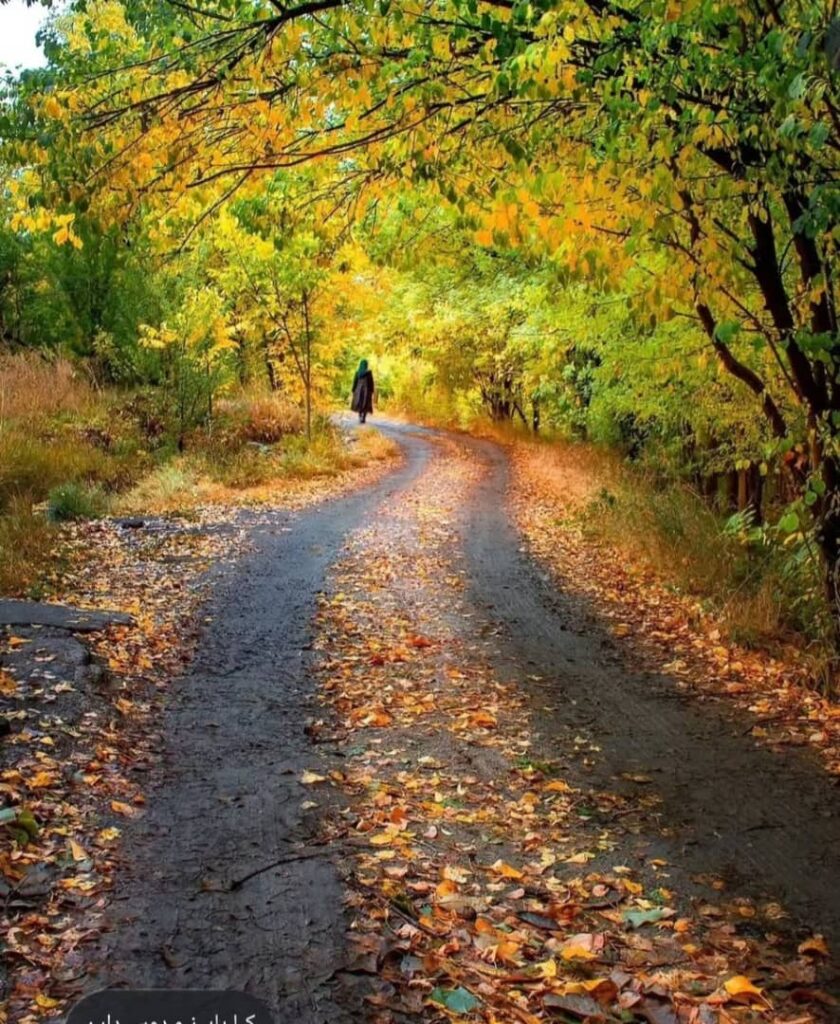 زیباترین شهر ایران در پاییز