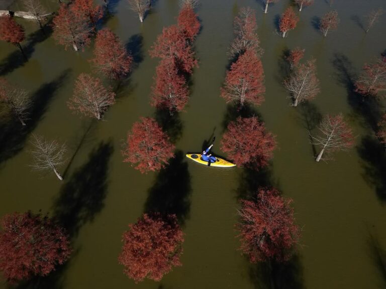 دریاچه الندان کیاسر ساری-مازندران
