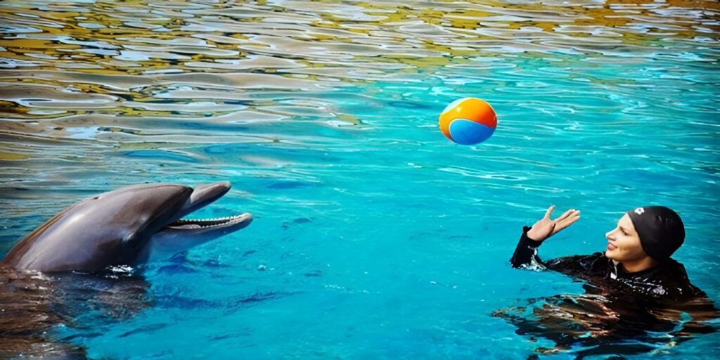 بازی دلفین ها در کیش