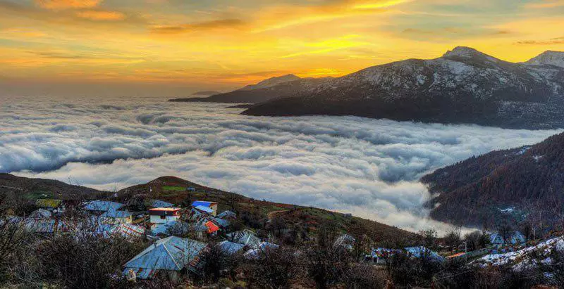 فیلبند مازندران اقیانوس ابرها