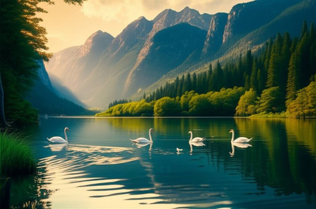 دریاچه قو شمال