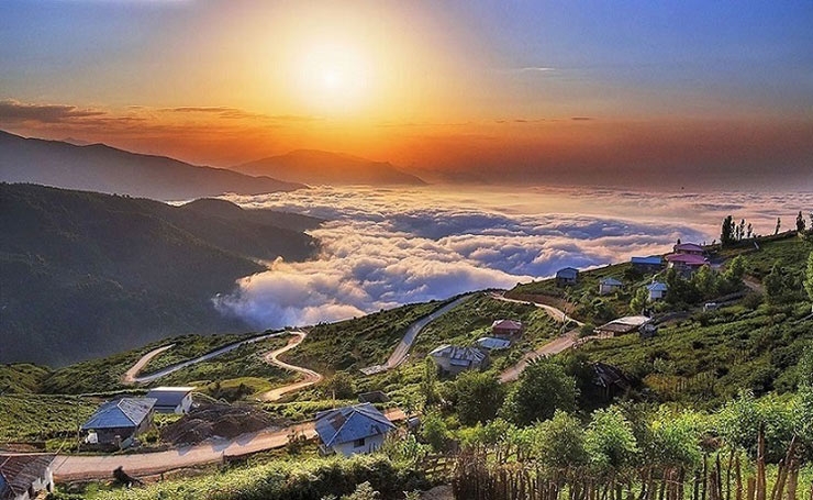 فیلبند مازندران اقیانوس ابرها