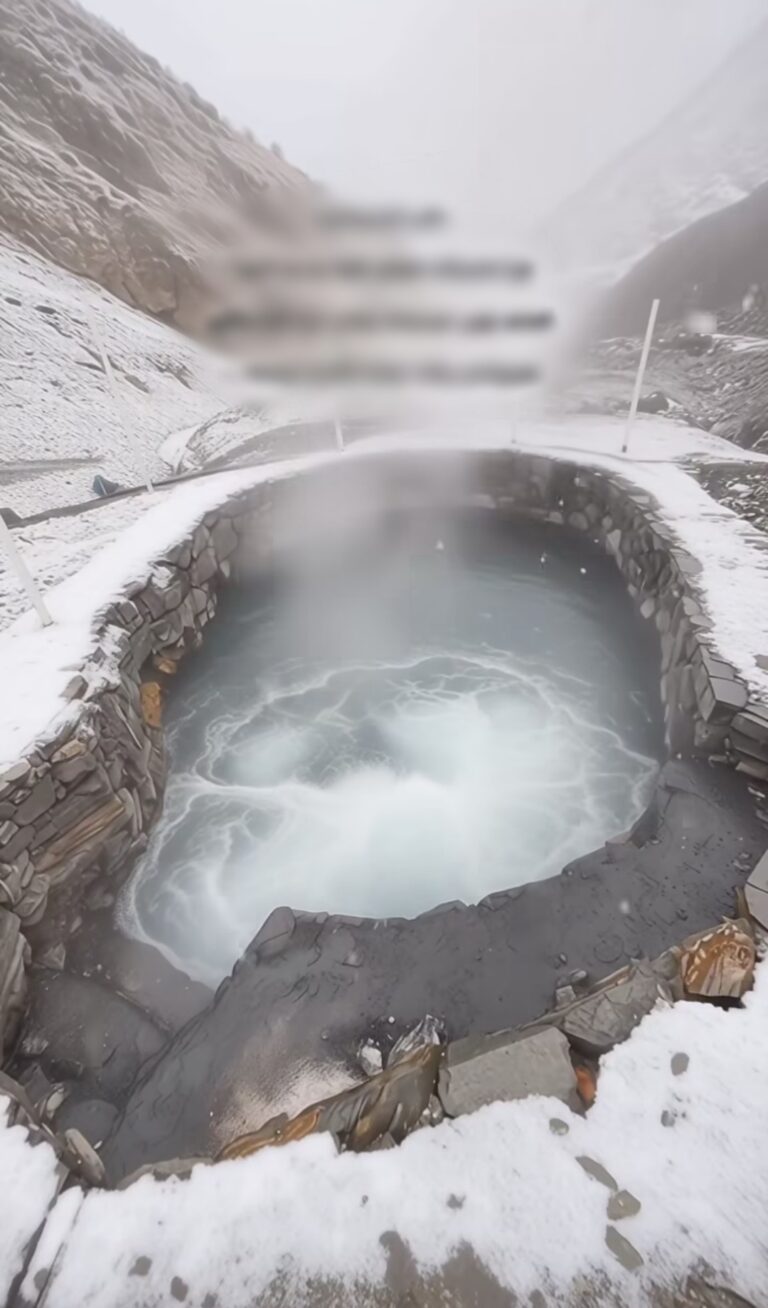 آبگرم دلیر چالوس در زمستان