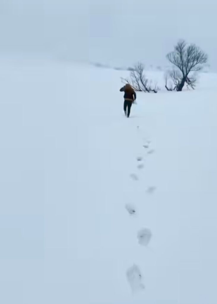 آبگرم تکاب آذربایجان در زمستان