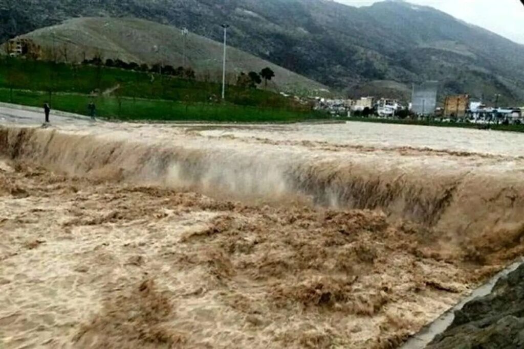سیل در جزیره قشم و کیش