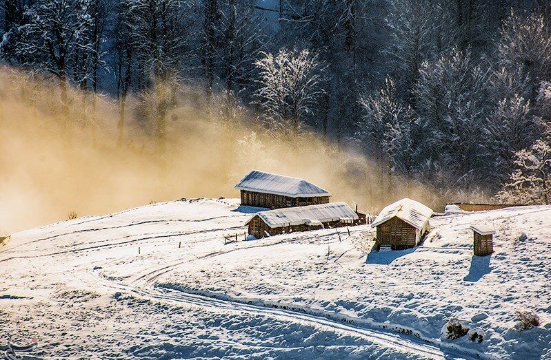 جاهای برفی شمال ایران