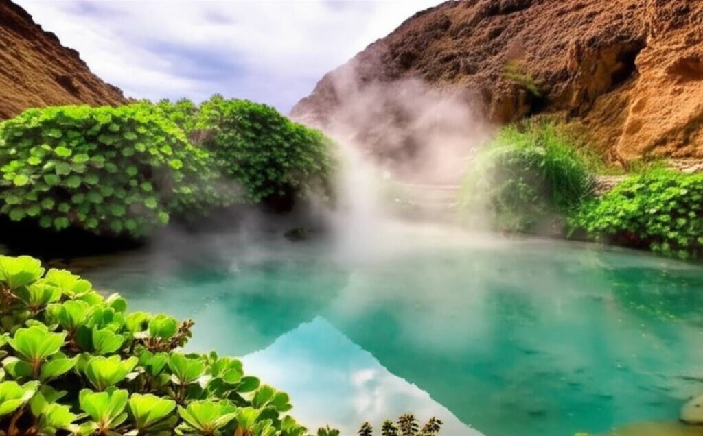 چشمه آب گرم گنو بندر عباس