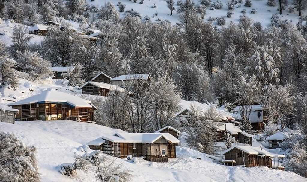 بهترین جاهای دیدنی شمال در زمستان-اولسبنگاه در زمستان و برف