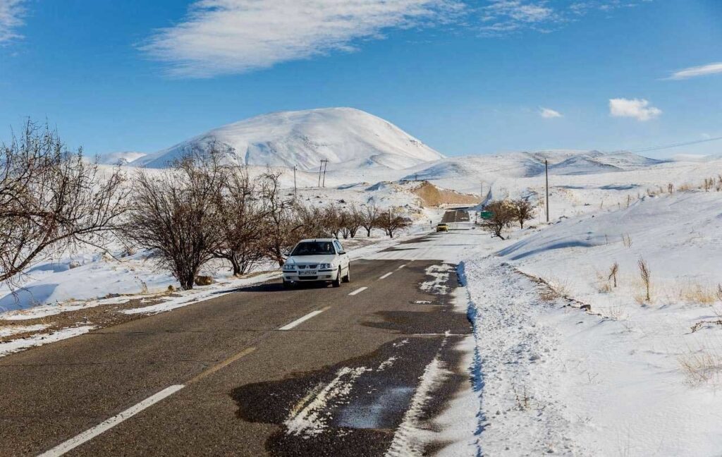 جاده کندوان برفی